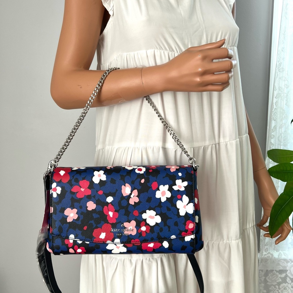 NEW Kate Spade Greer Laurel Bouquet Shoulder Crossbody Bag Multi Color